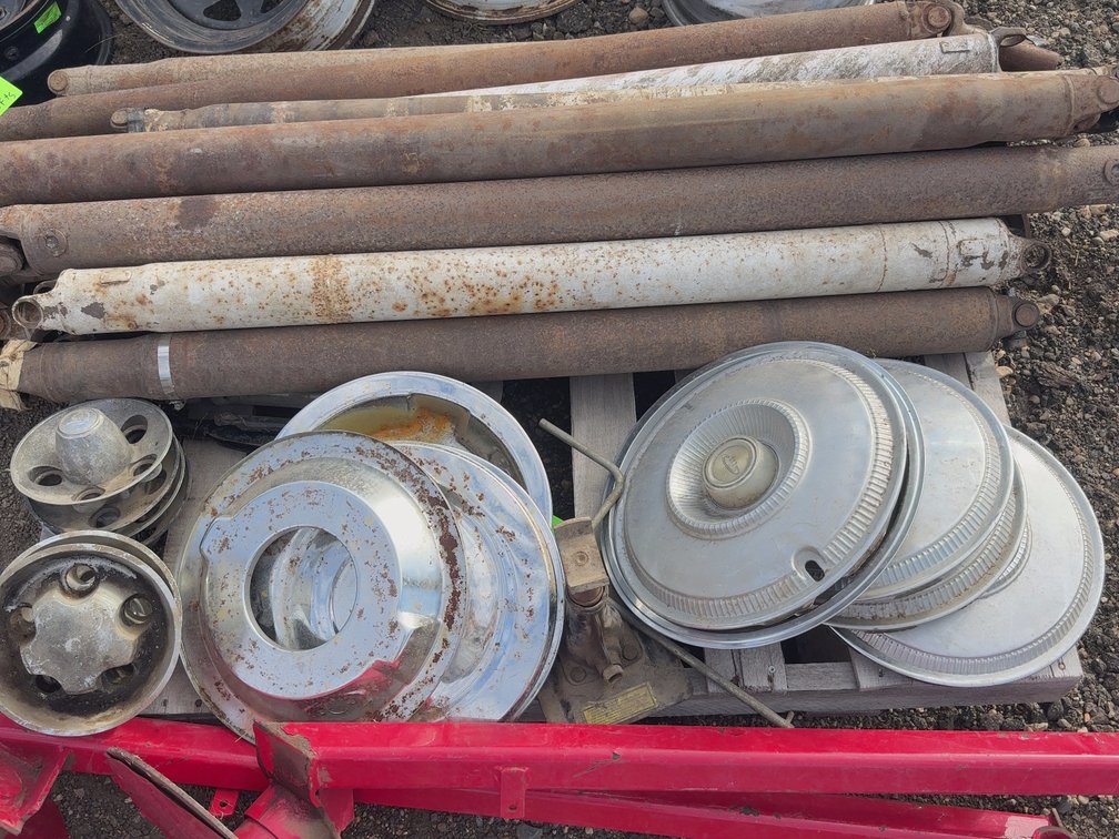 Hubcaps and jack