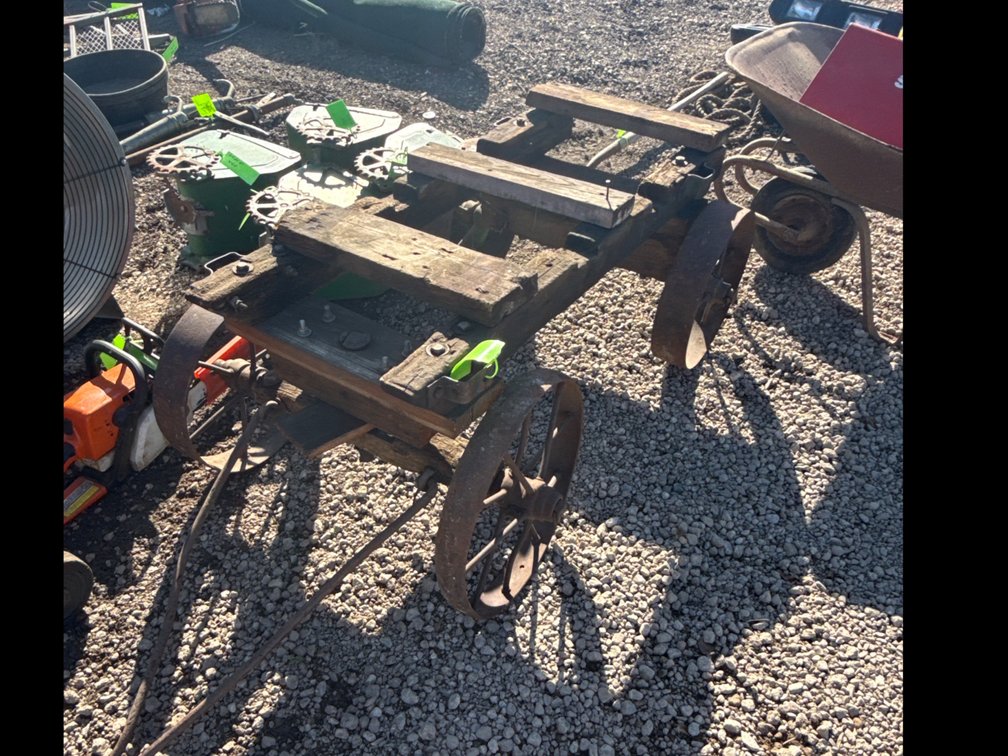 Antique wooden cart