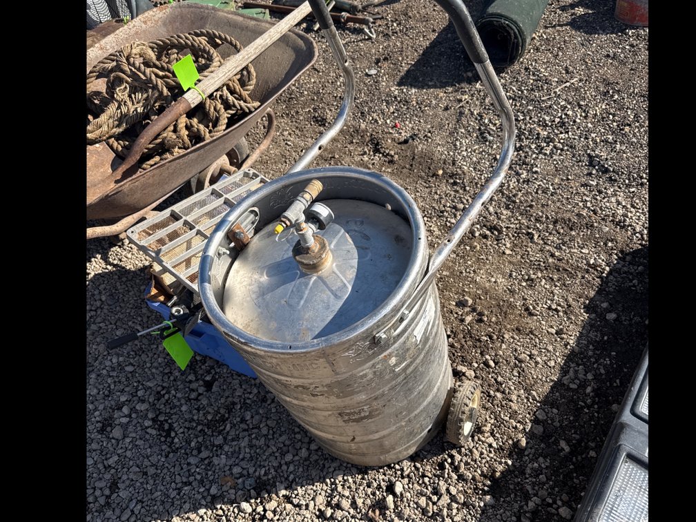 Keg air tank