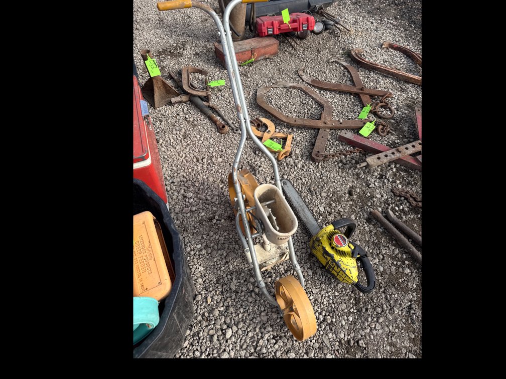 Seeder & chainsaw