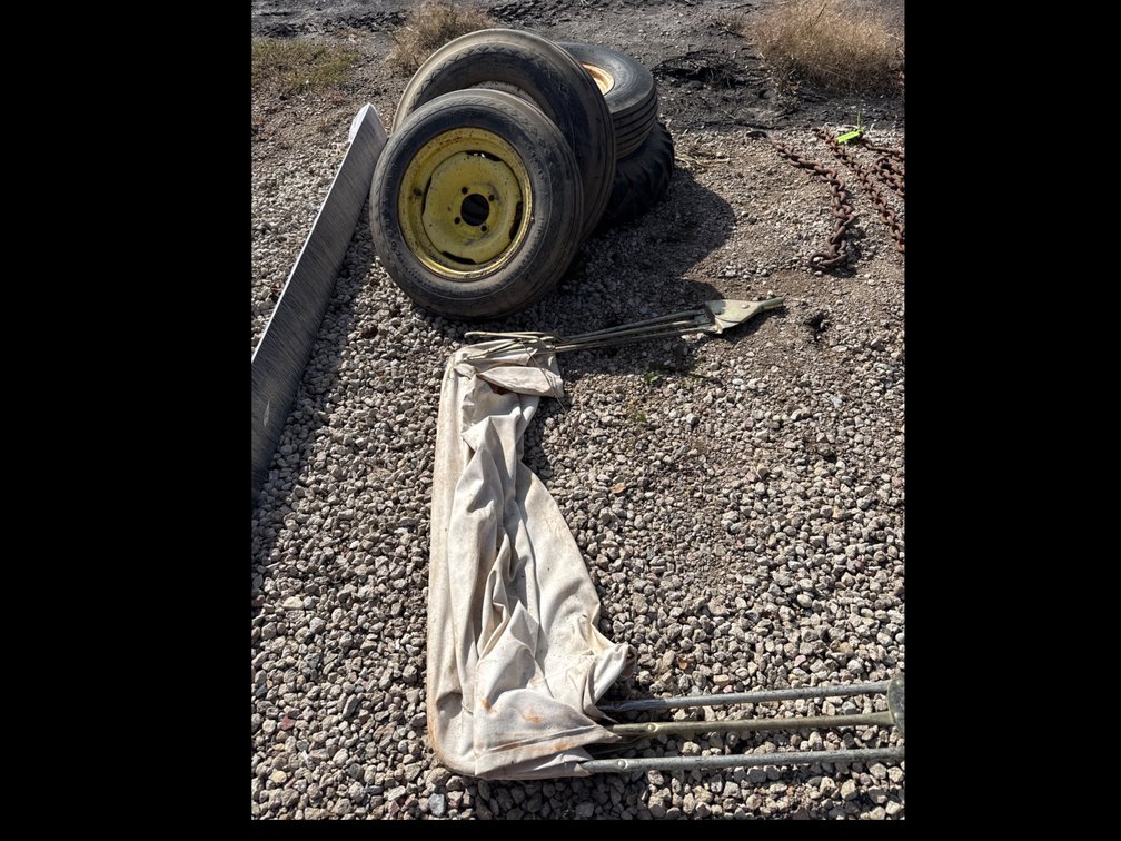 Tires and canopy