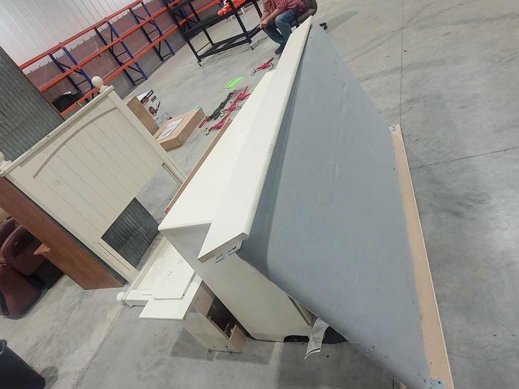 Twin bed set with dresser