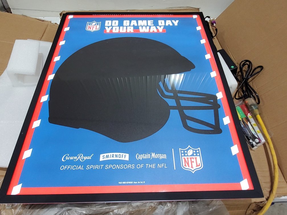 Lightup Menu Board - NFL