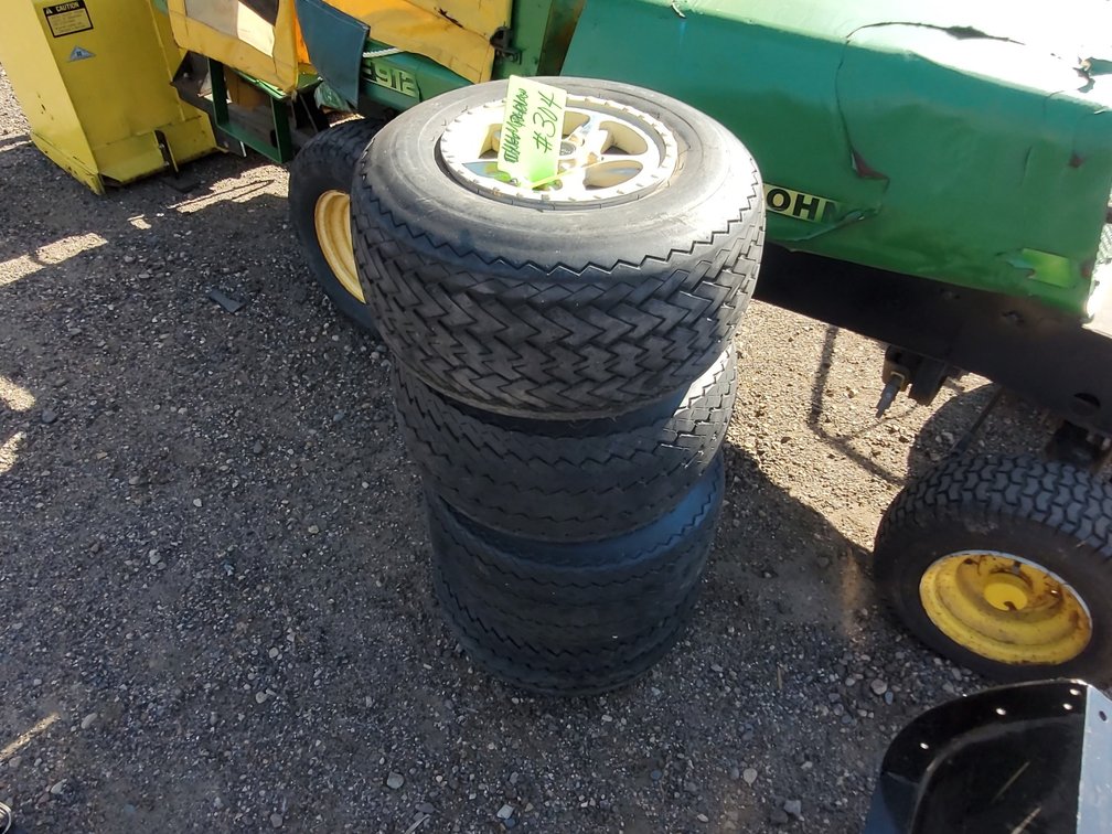 Golf cart tires and rims