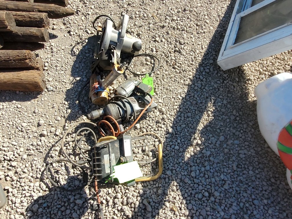 Nail gun and wire saw wire drill and wire light