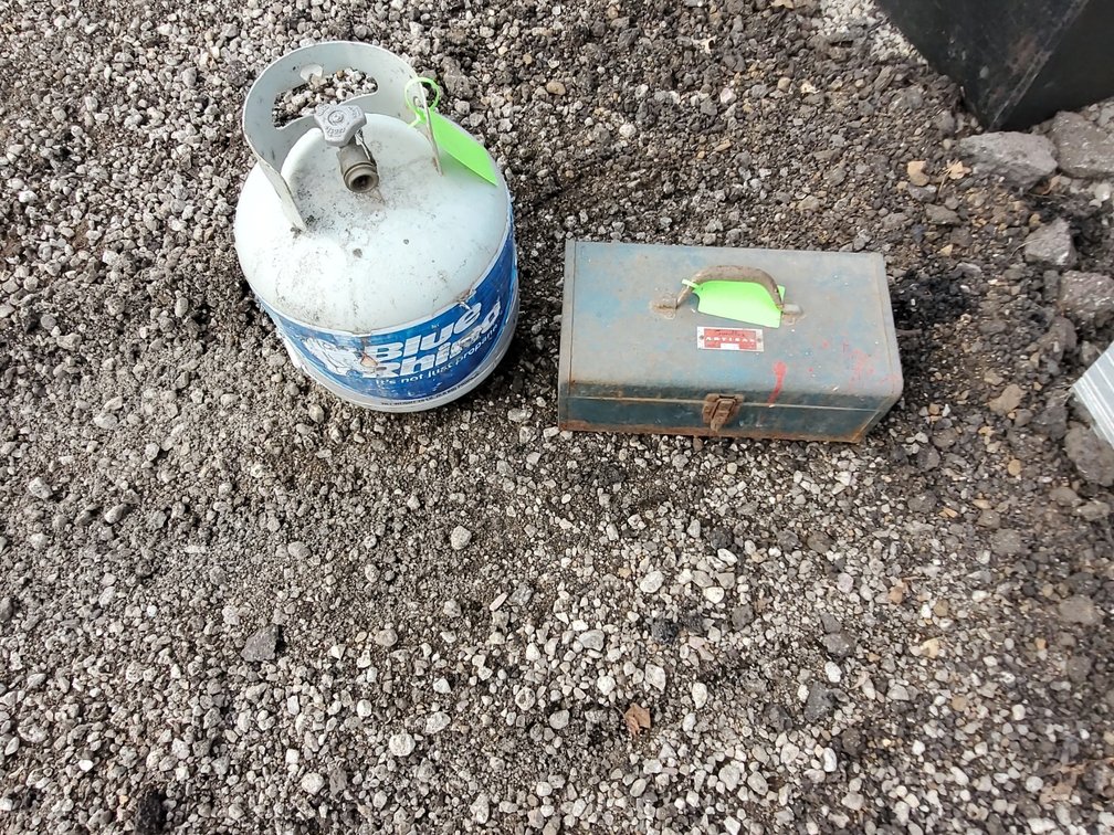Propane tank and toolbox
