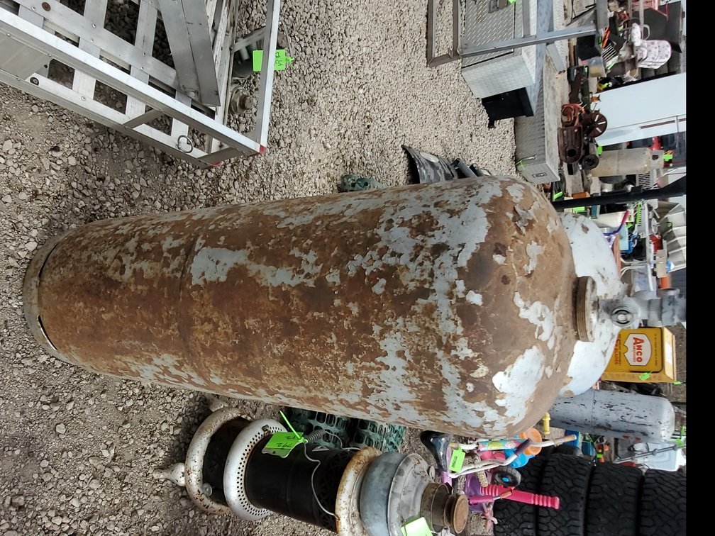 Two big propane tanks