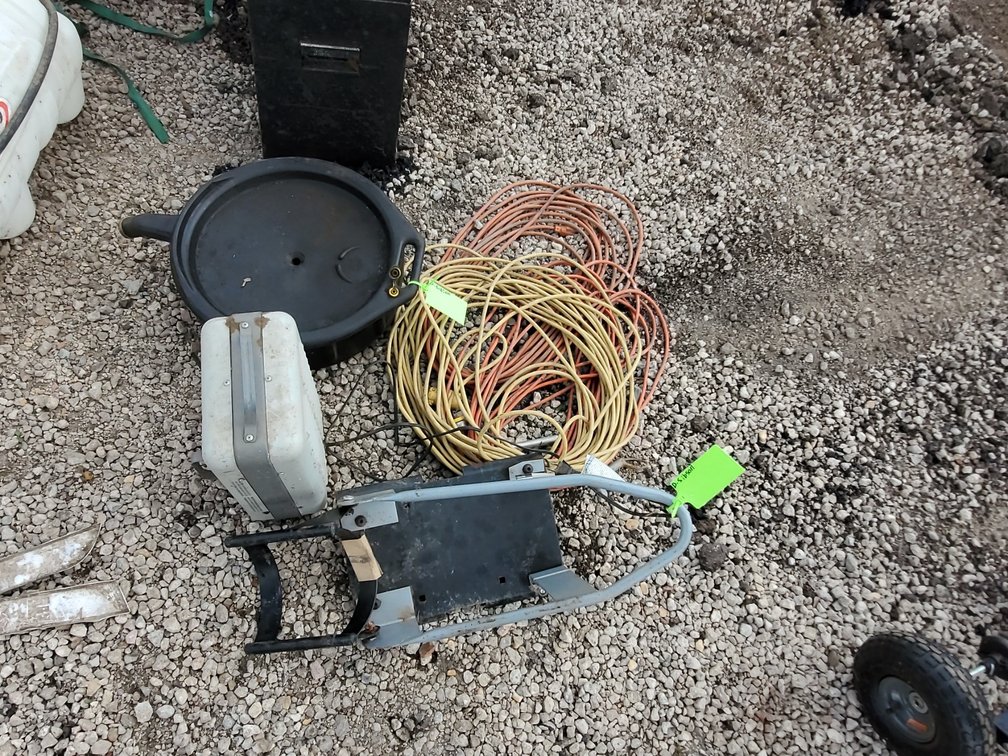 Oil pan, extension cord, heater and more