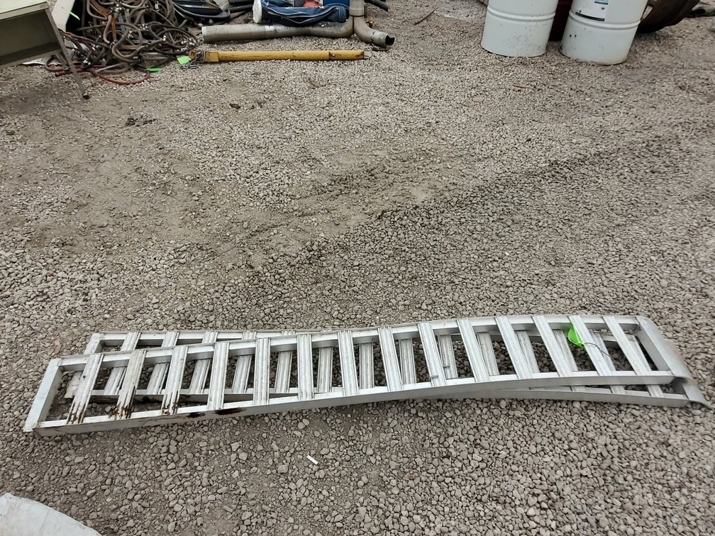 Trailer ramps.
