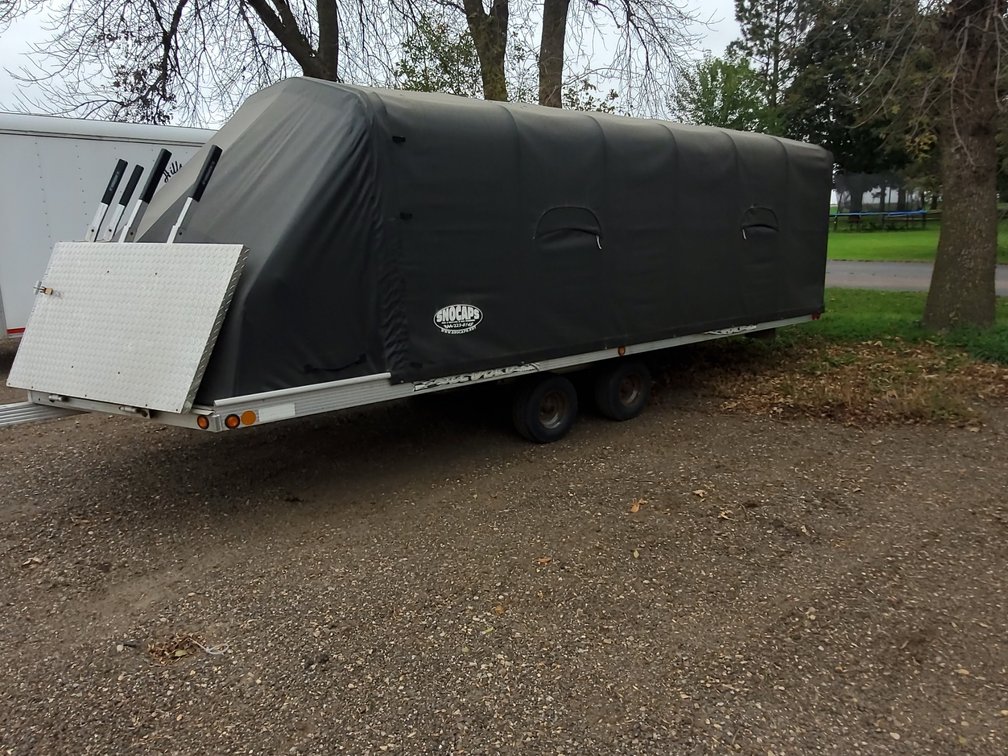 24' Sledbed Snowmobile Trailer NO TITLE