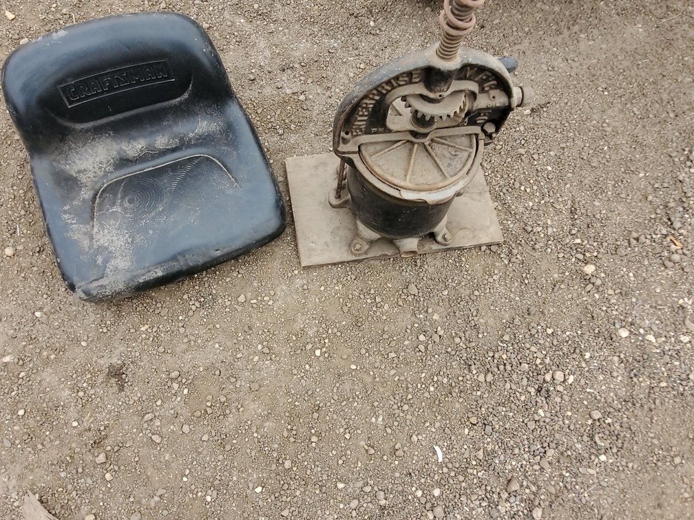 Craftsman  seat and sausage stuffer