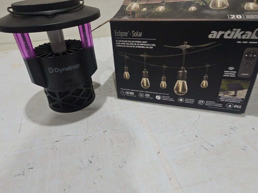 Dynatrap and solar lights