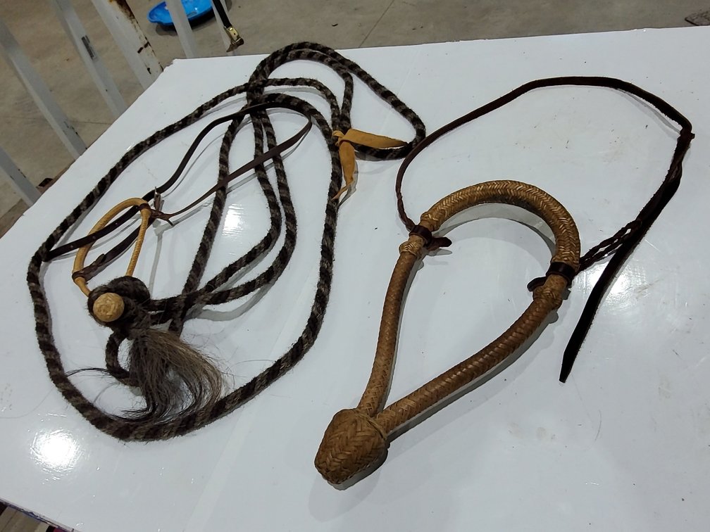 Handmade rawhide bosals (2)