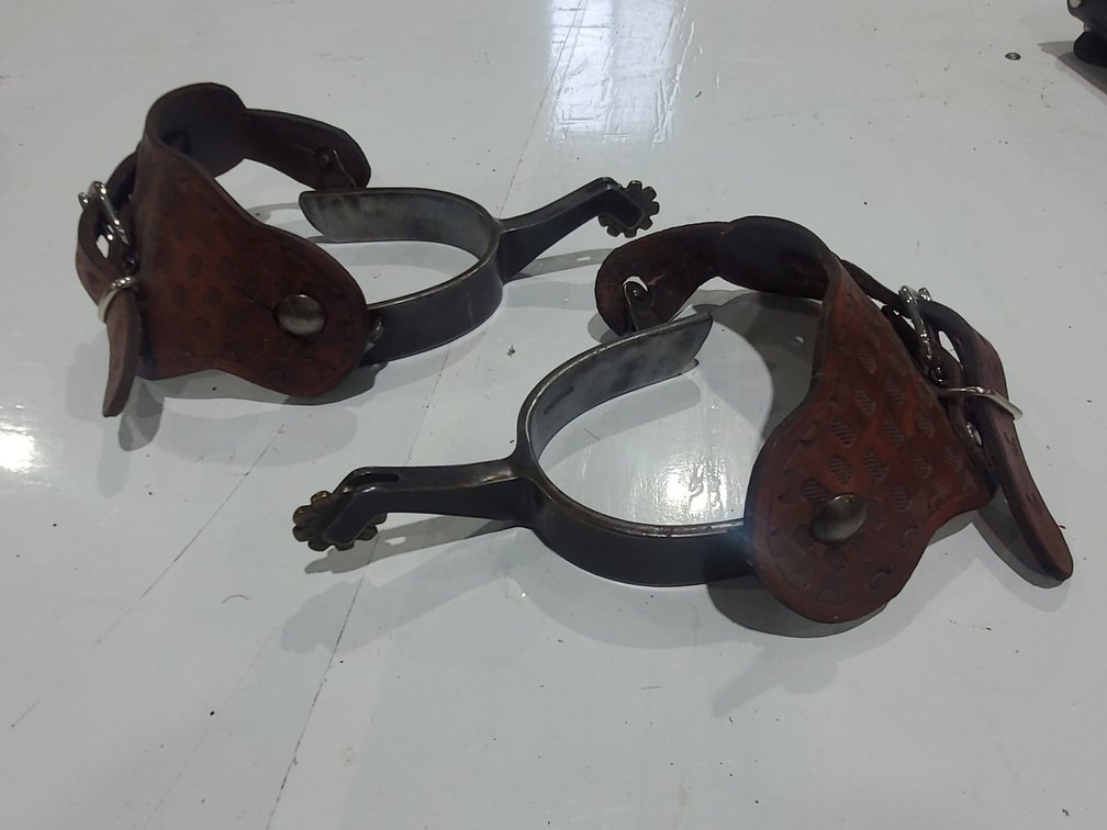 Trammell Spurs & handmade straps