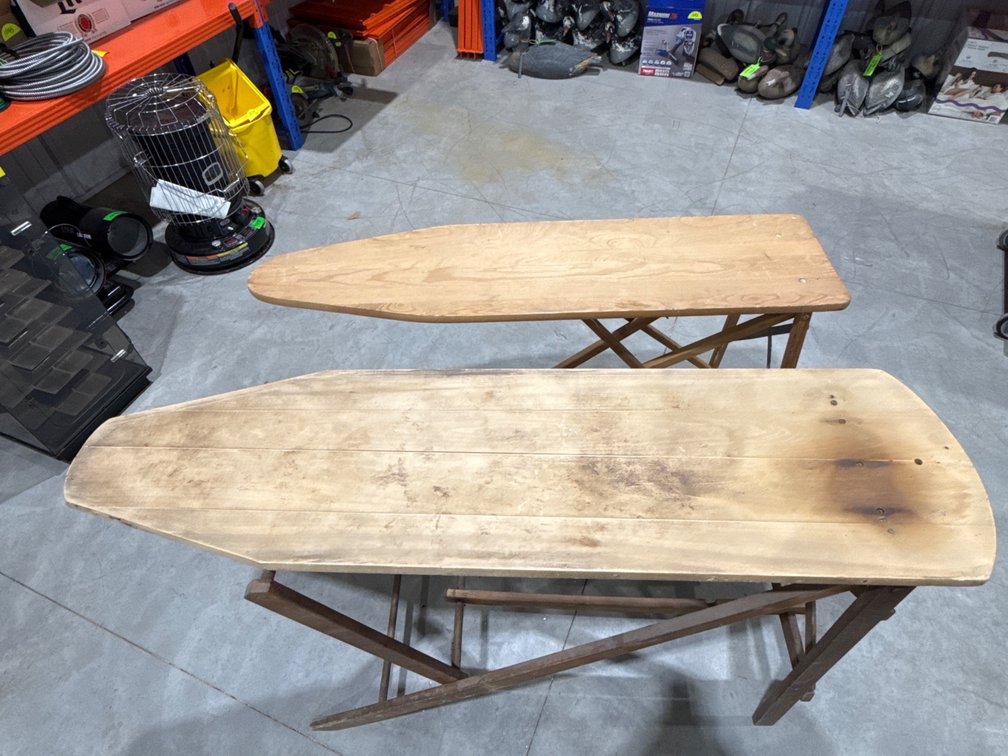 2 Antique Iron Boards