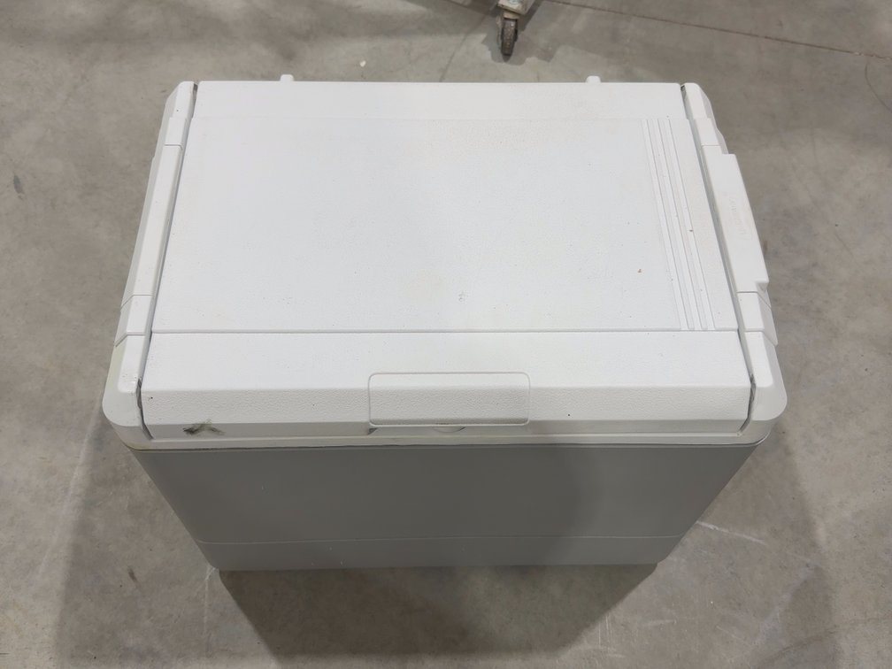 Coleman electric cooler & tools