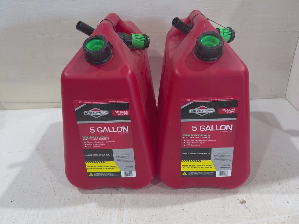 2 - 5 Gallon Gas Cans