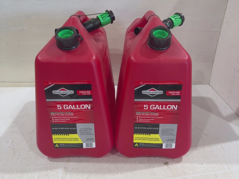 2 - 5 Gallon Gas Cans