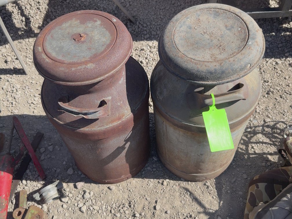 2 milk cans