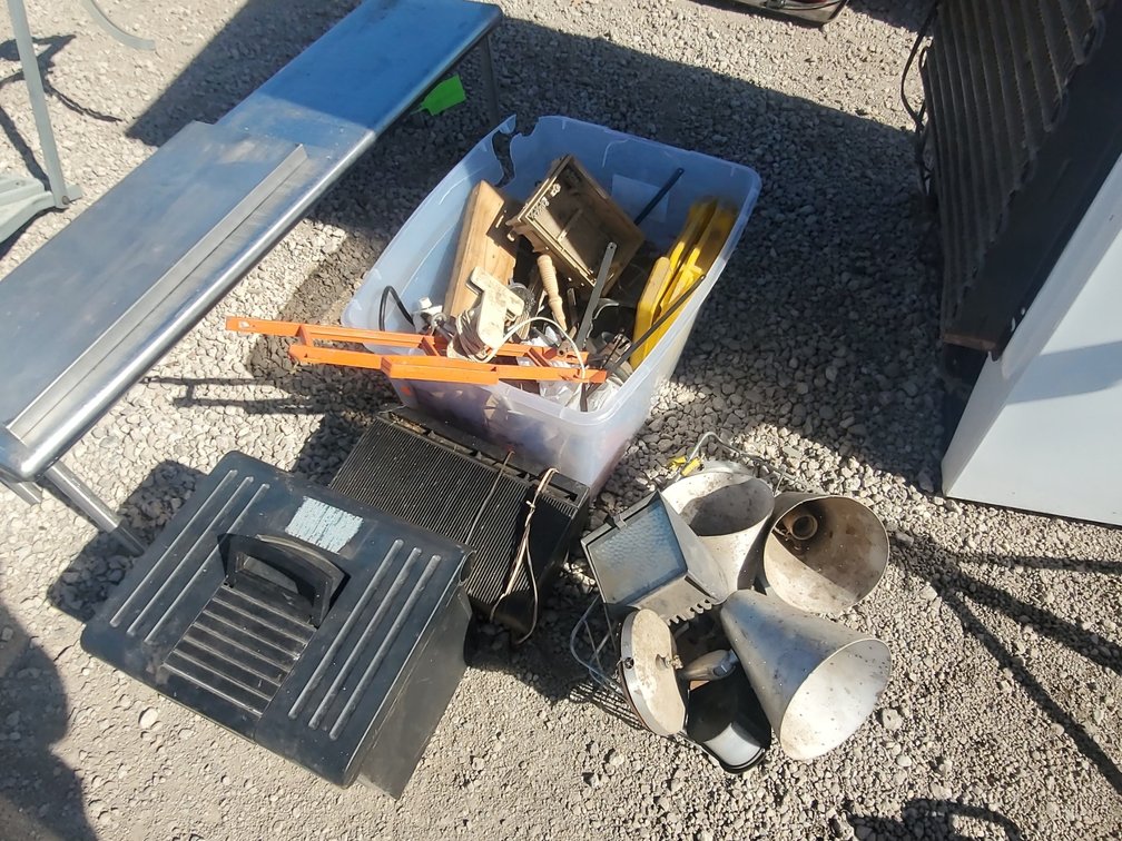 Misc - file box, tools, lights