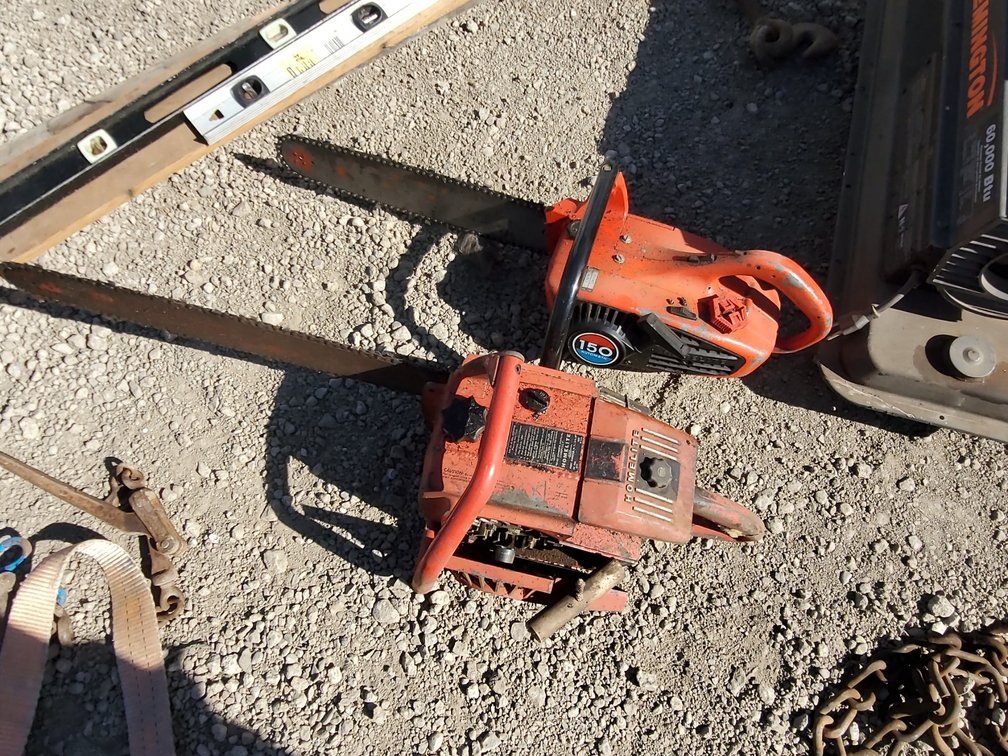 (2) chainsaws