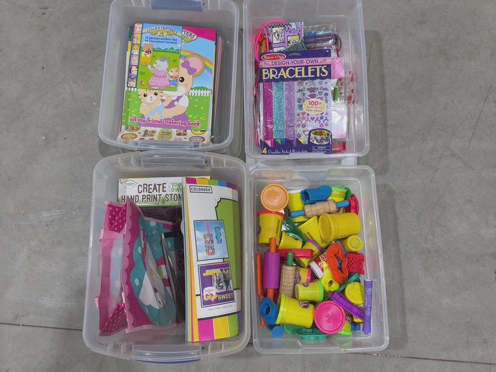 4 Totes kids items