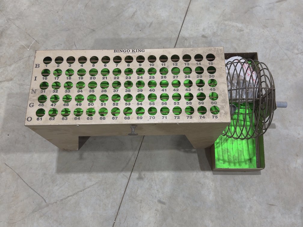 Antique Bingo Machine