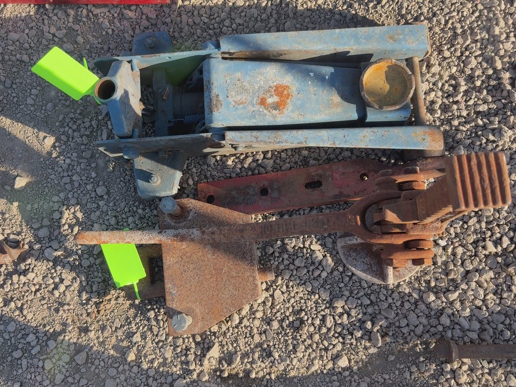 Hitch bracket, plate, jacks, hook with pin hole