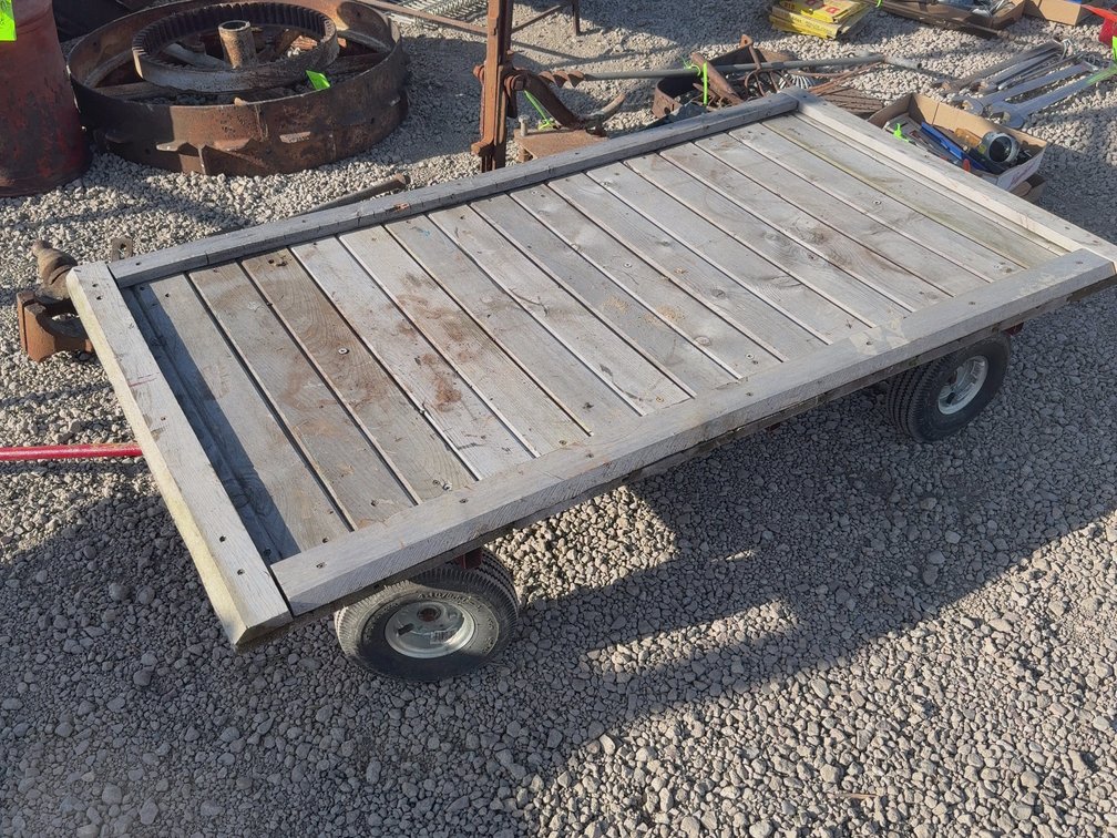 Small hand pulled flatbed