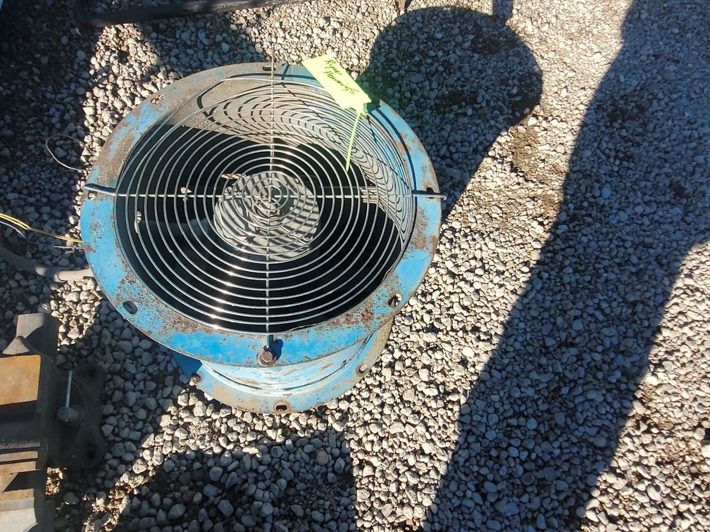 Grain bin fan.