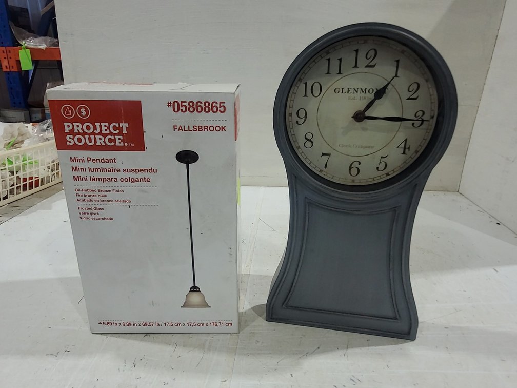 Mini Pendant & Clock