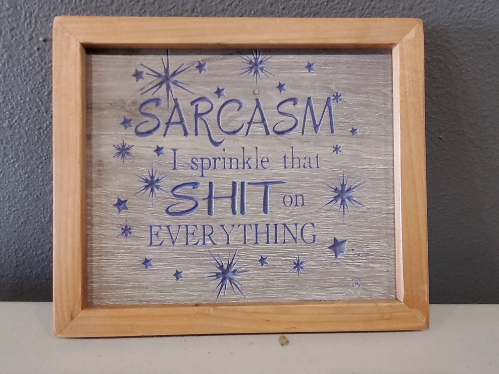 Engraved Sign
