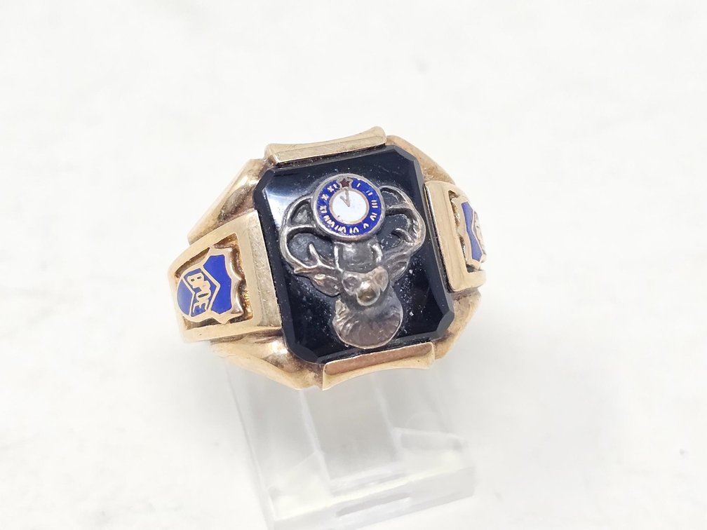 Man's BPOE Gold Ring