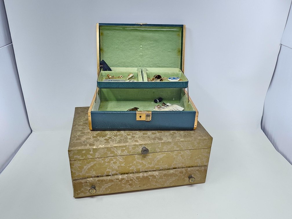 2 Jewelry Boxes and Contents