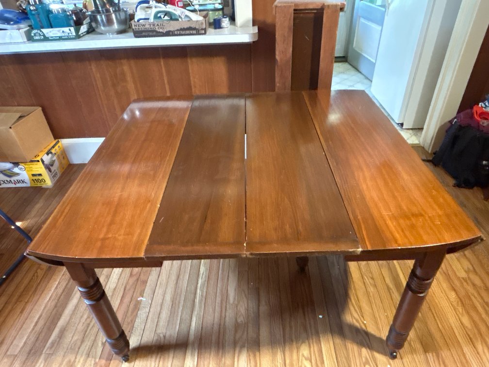 Drop Leaf Dining Table with Two 12" Leaves