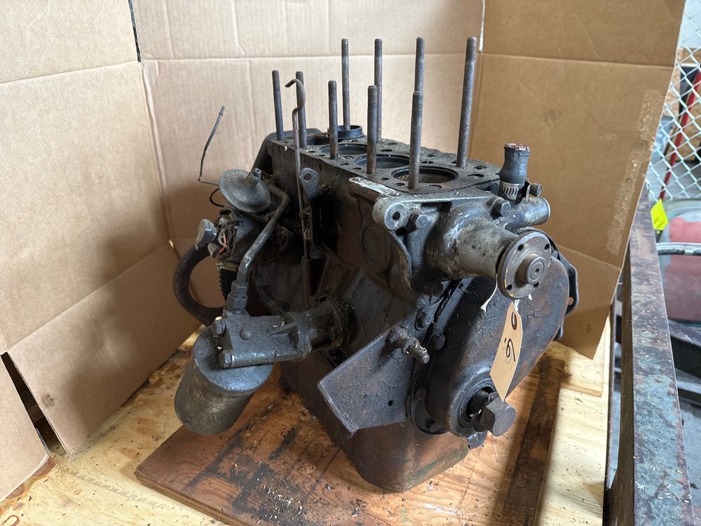 Vintage Austin / BMC A-Series 948cc Four-Cylinder Engine Block Assembly