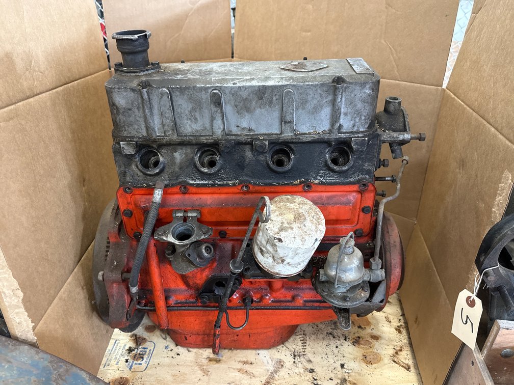 Vintage Sunbeam Alpine / Rootes Group 1600 Four-Cylinder Engine Assembly