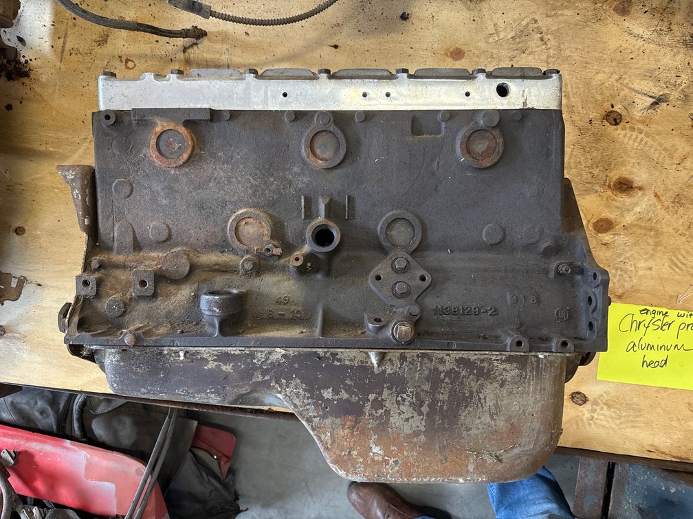 Chrysler Engine Block, Aluminum Head
