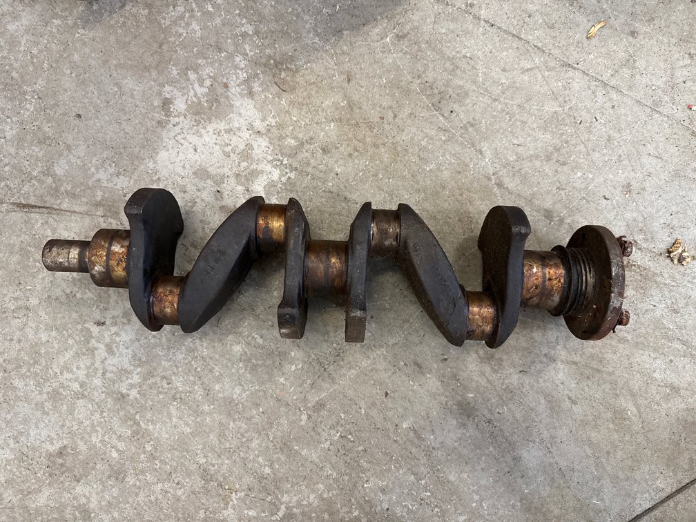 British 4 Cylinder Engine Crankshaft
