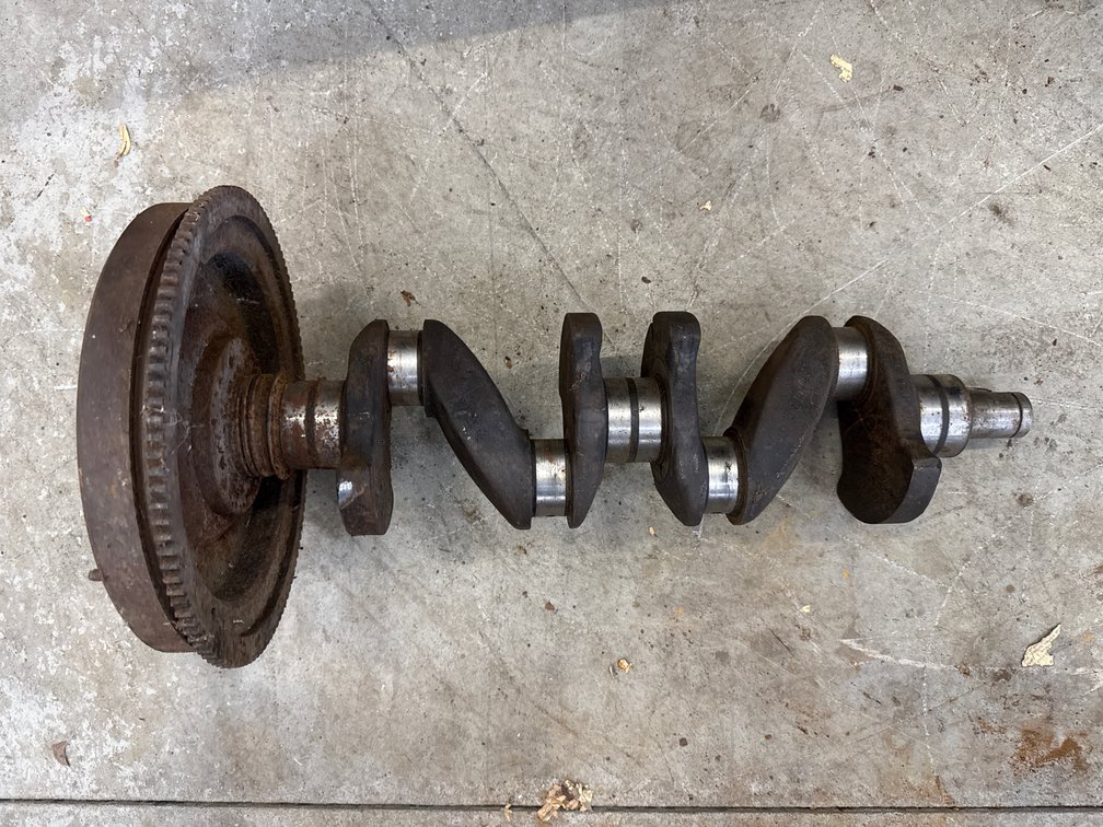 British 4 Cylinder Engine Crankshaft Assembly