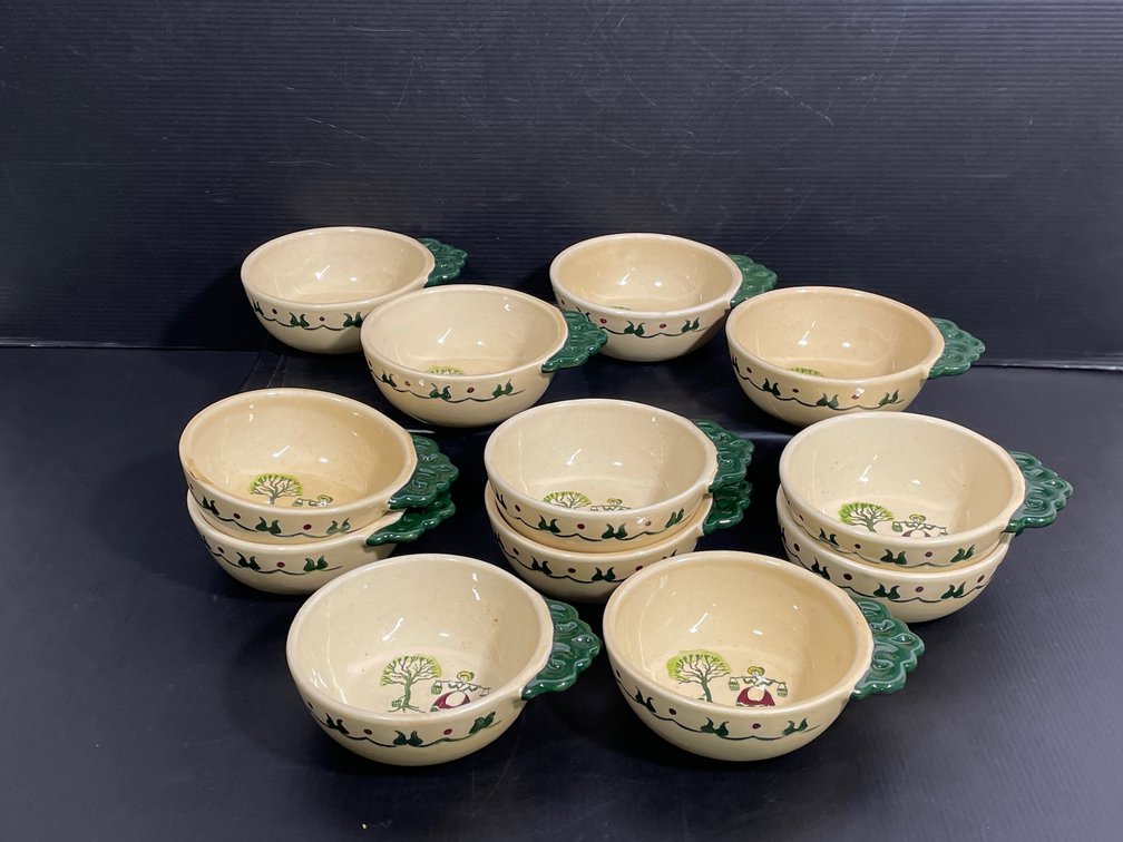 12 Metlox "Poppy Trail" Single Handled Bowls