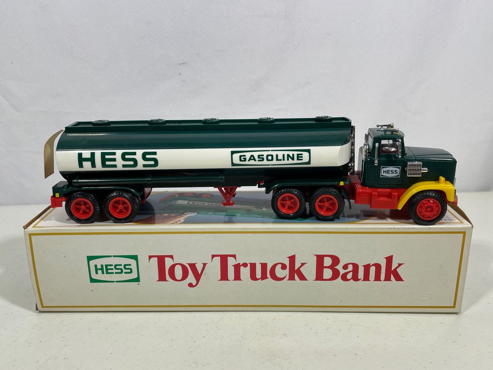 1984 Amerada Hess Tanker Truck Bank, with Original Box
