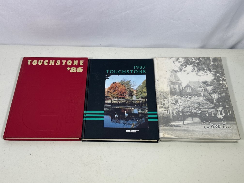 2 Touchstone Yearbooks- '86 & '87 and Other Book "Don't..."