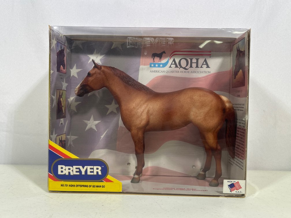 Breyer #721 AQHA Offspring of Go Man Go, with Box
