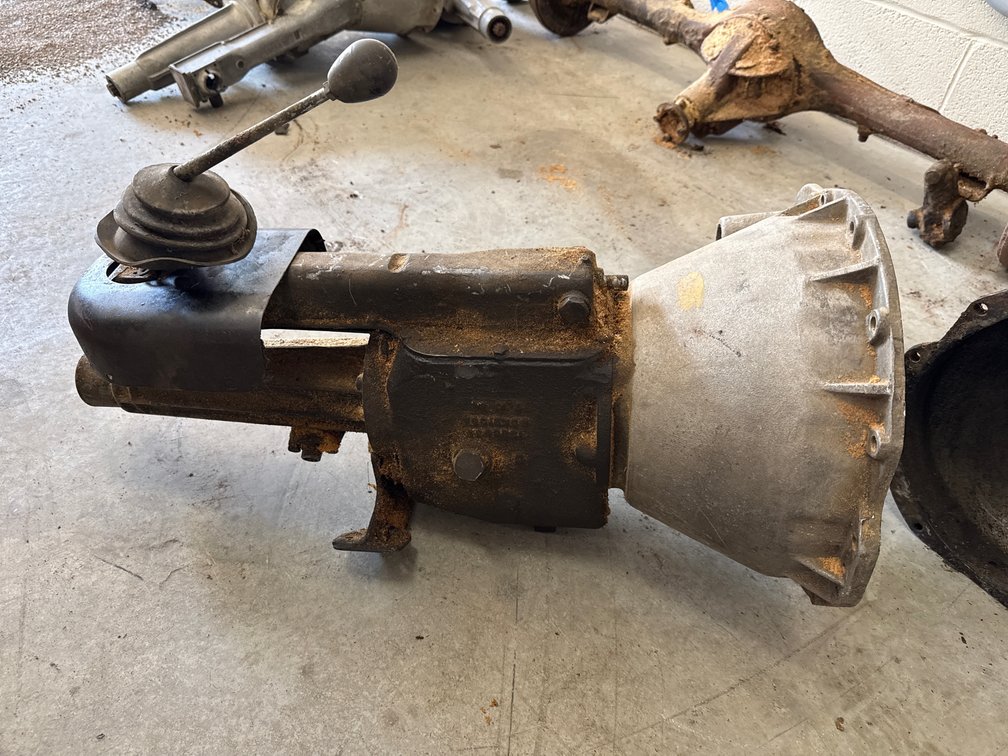 Vintage Manual Transmission and Bellhousing Assembly