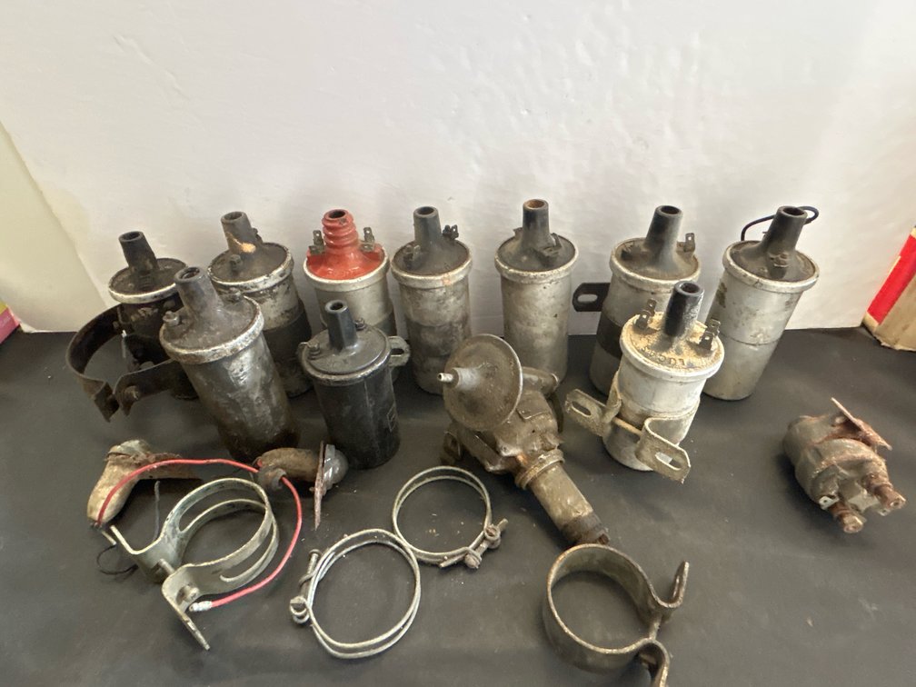 Sunbeam Engine Coils and Distributor