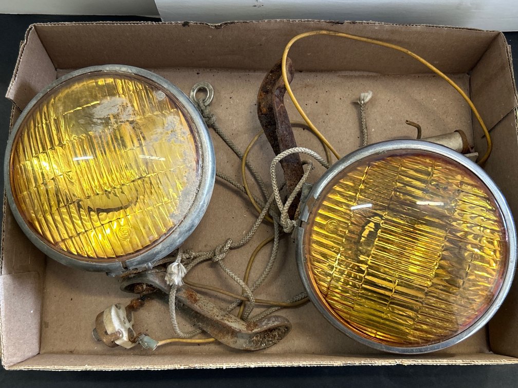 Pair of Original Condition Fog Lights