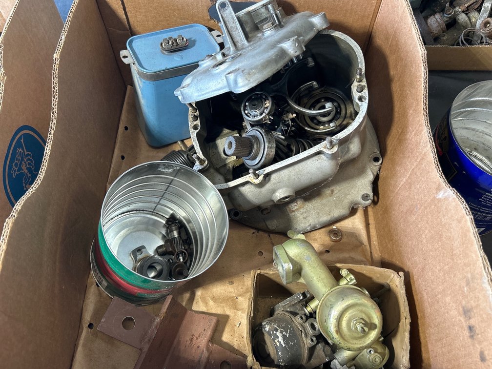 Assorted Austin Healey and Motorcycle Parts