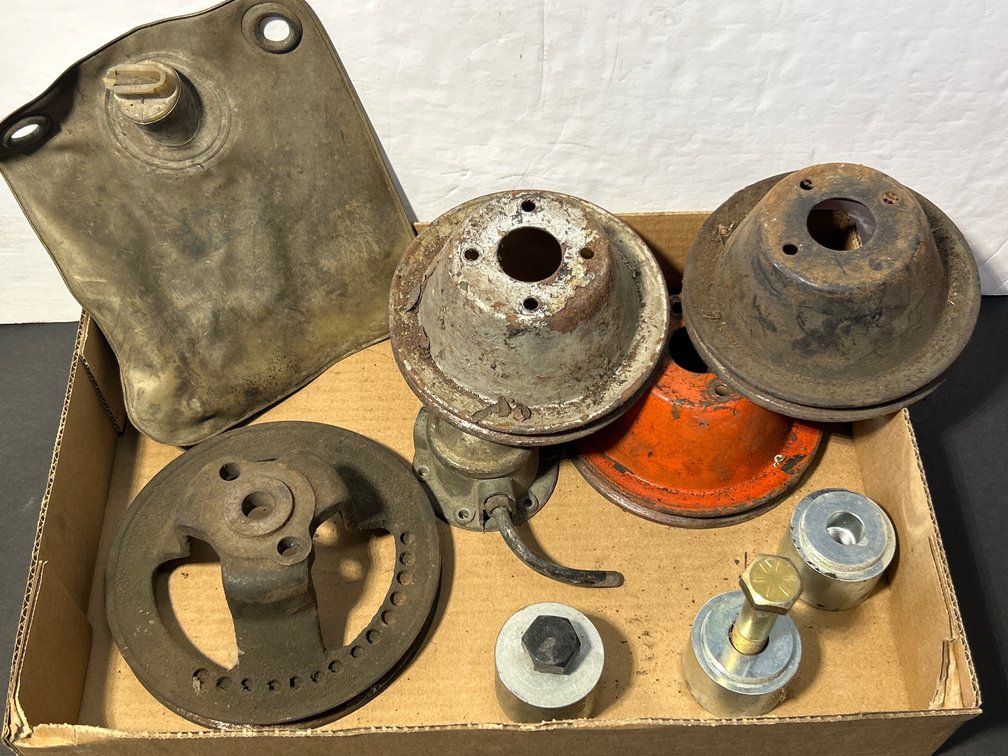 Various Parts: Pullies, Washer Bag