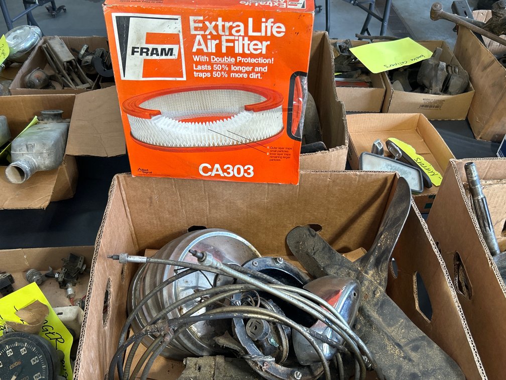 British Auto Parts: Wheel Covers, Headlight Bucket, Cable, Fan